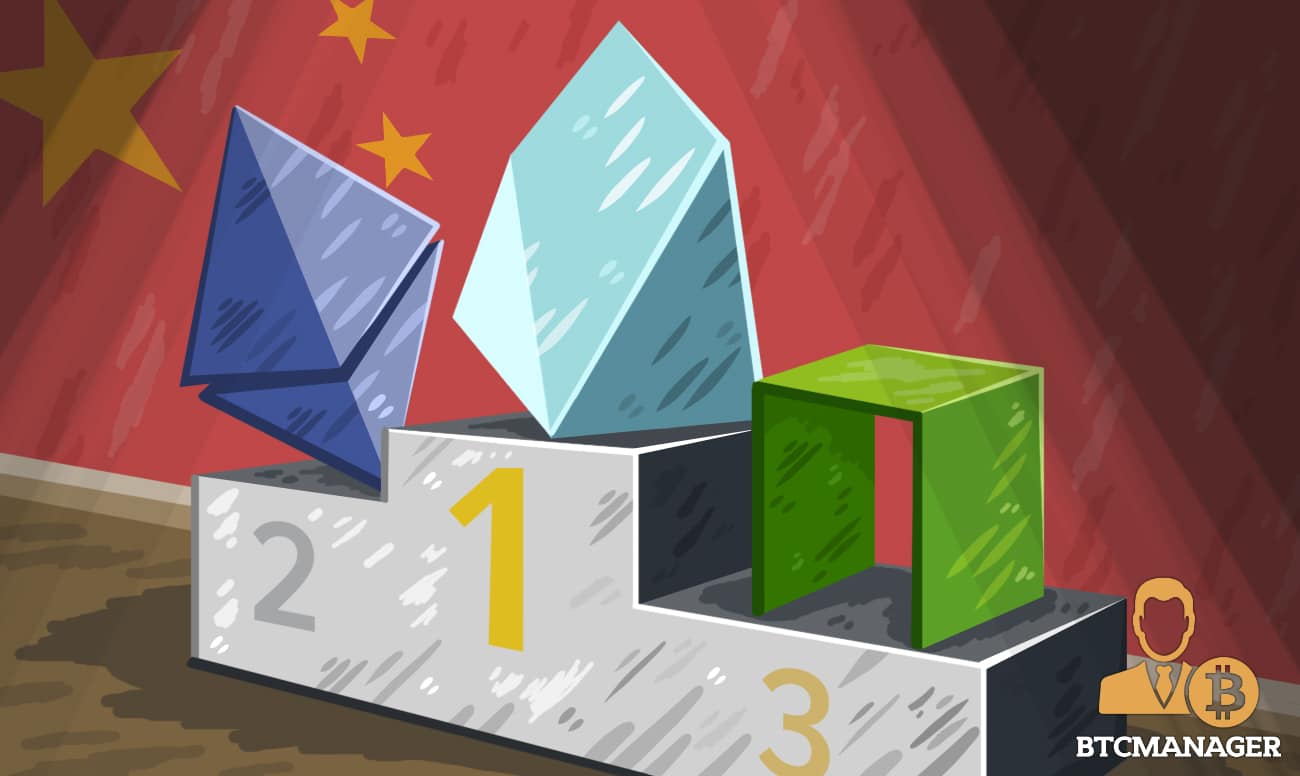 China’s New Crypto Rankings: EOS First, Ethereum Second, Bitcoin 17th