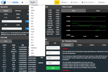 A Beginner's Guide on How to Trade on EtherDelta - 3