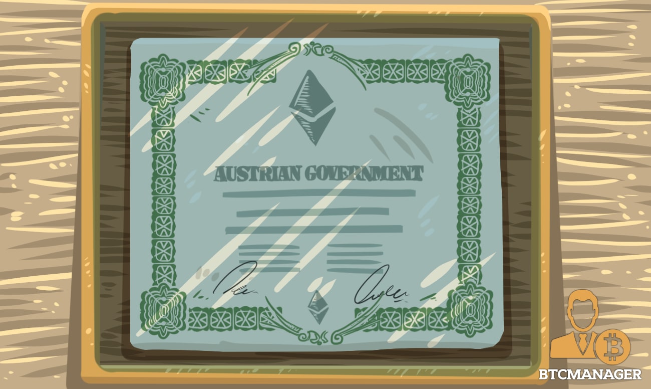 Austria to Auction €1.15 billion Worth of Bonds on Ethereum’s Blockchain