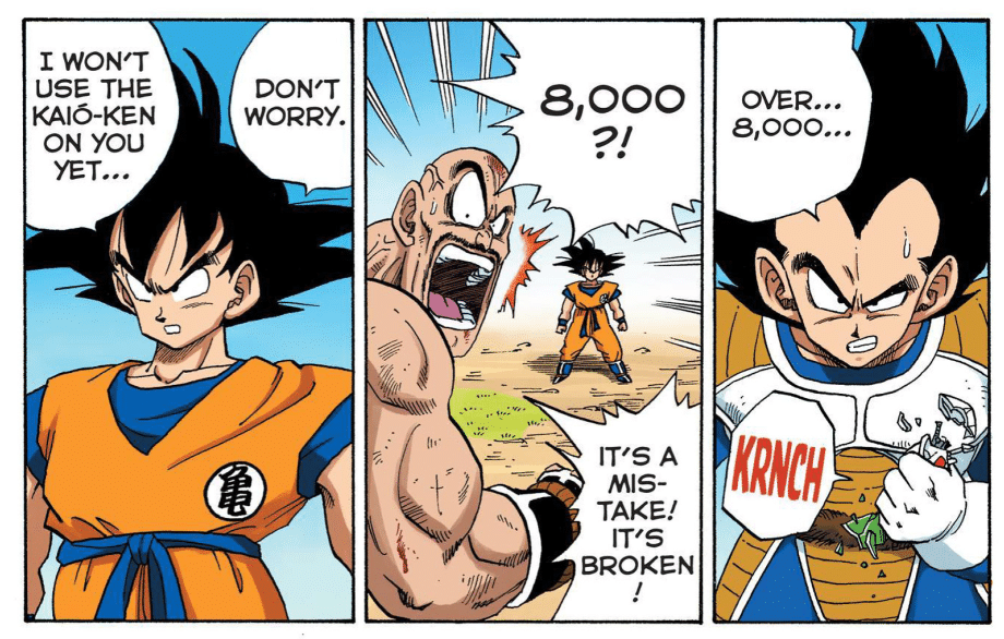 Comic Strip of Dragon Ball Z