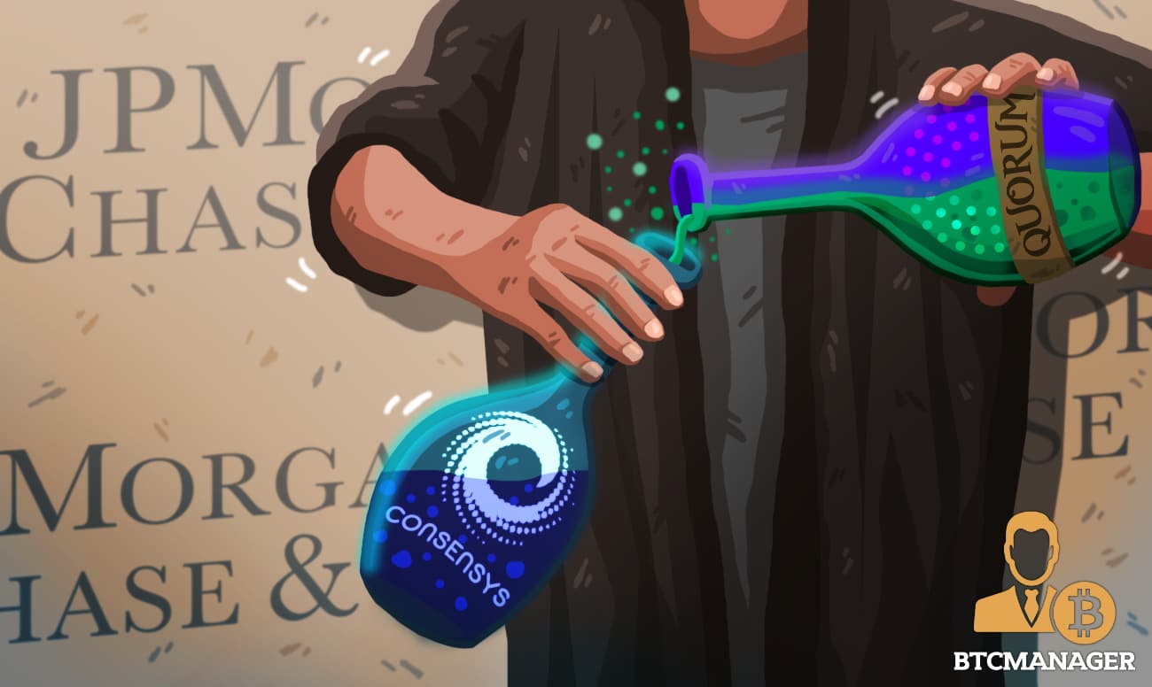 JPMorgan Chase Mulling Merging Its Quorum Blockchain with ConsenSys