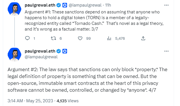 Coinbase-supported motion counters Tornado Cash sanctions - 2