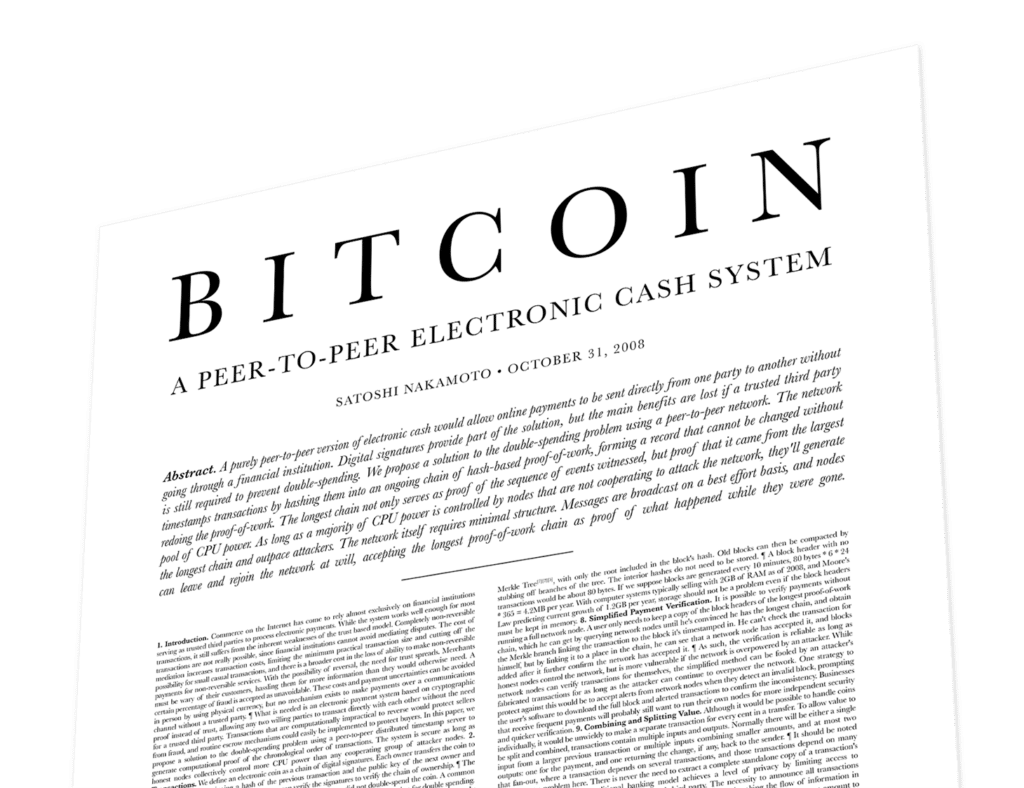 Bitcoin white paper