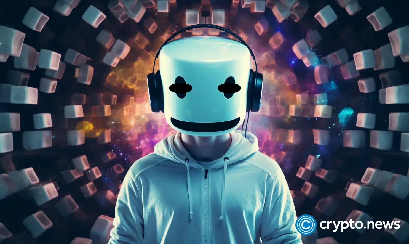 Fake DJ Marshmello presents sham coin at Web Summit as activists’ campaign