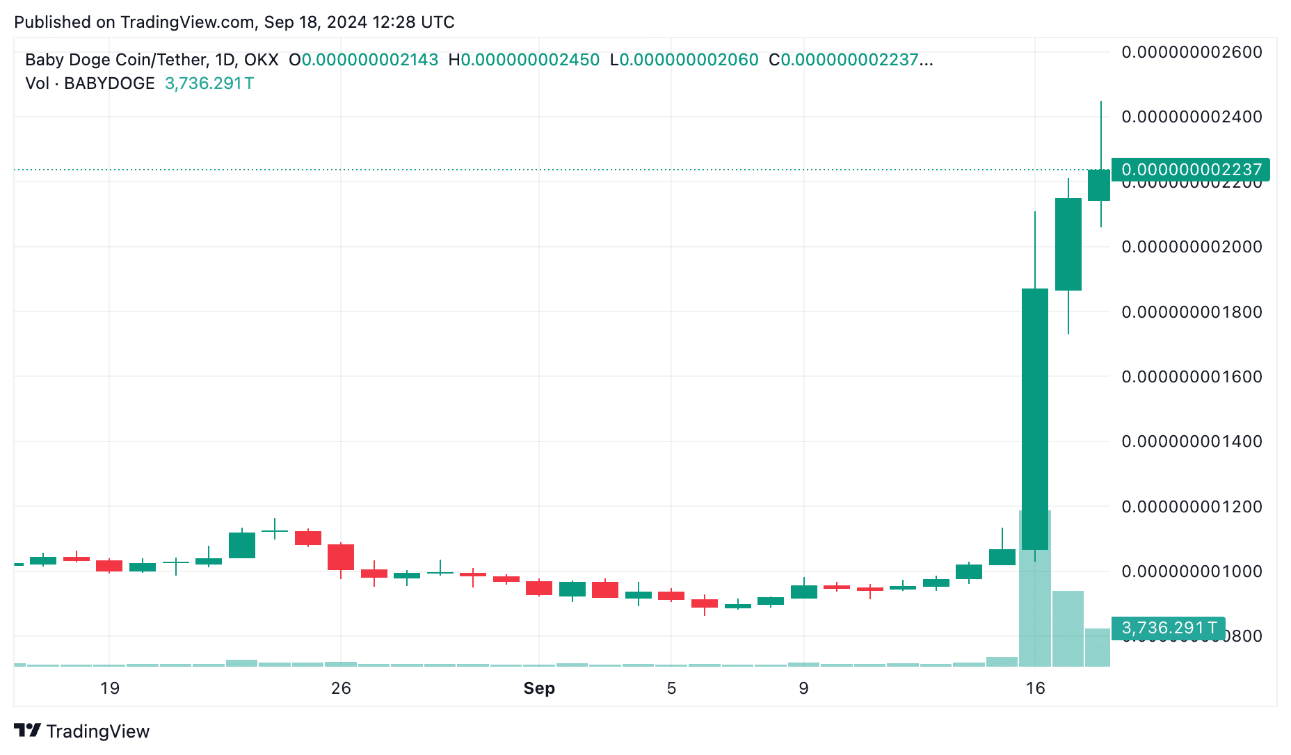 Babydoge price prediction for 2024 and beyond - 1